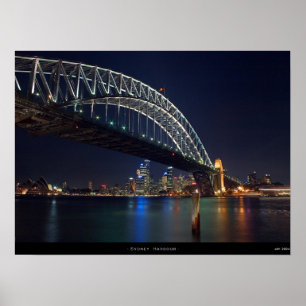 Den Sydney hamnen överbryggar Poster