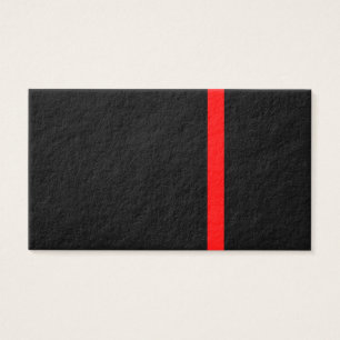 Den symboliska röda linjedekorationen för tunt str visitkort