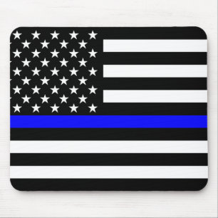 Den symboliska tunna, blå linjegrafik, US-Flagga Musmatta