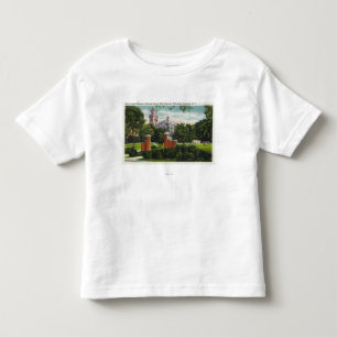 Den Syracuse U universitetsområdet beskådar T-shirt