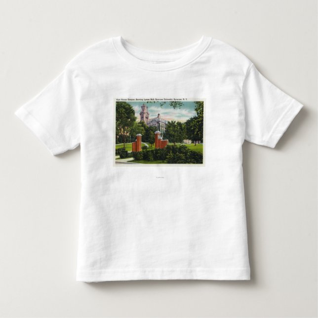 Den Syracuse U universitetsområdet beskådar T-shirt (Framsida)