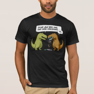 Den T-Rex Dinosaurduden åt du den sist unicornen T Shirt