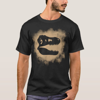 Den T-Rex skallesilhouetten dammar av T Shirt