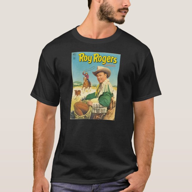 Den T-tröjaROY ROGERS humorboken 1952 täcker Tee Shirt (Framsida)