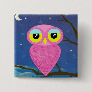 Den TabuJapan ugglan kvadrerar klämmer fast Knapp