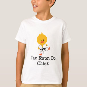 Den Taekwondo chicken lurar T-skjortan Tee Shirt
