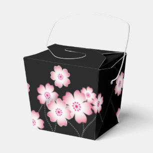 Den Takeout körsbärsröda blommar boxas Presentaskar