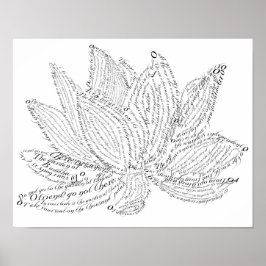 Den talande Lotus Poster