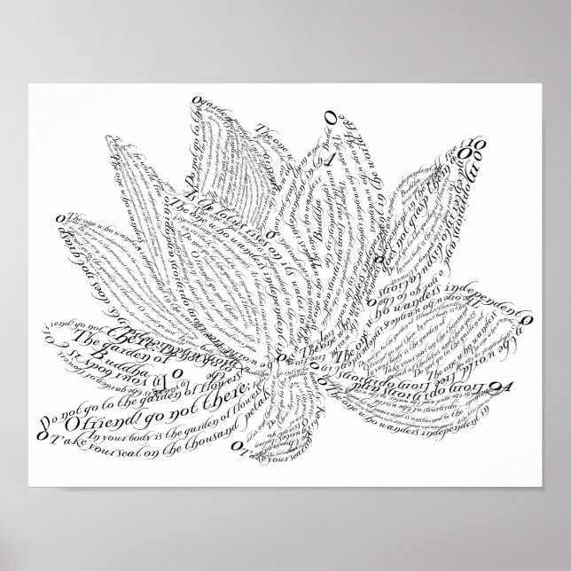 Den talande Lotus Poster (Framsidan)