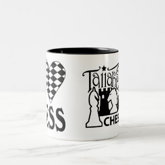 Den Tallahassee schackklubben älskar jag Två-Tonad Mugg