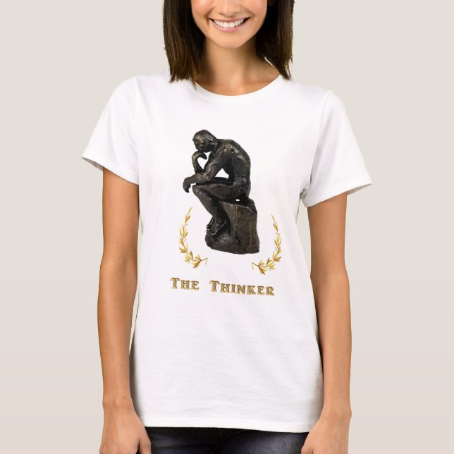 Den tänkaren tee shirt (Framsida)