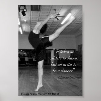 Den tar en konstnär poster