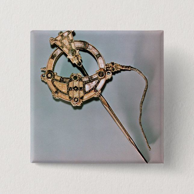 Den Tara broschen, från Bettystown, ståndsmässiga Knapp (Framsida)