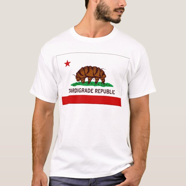 Den Tardigrade republiken sjunker T Shirt (Framsida)