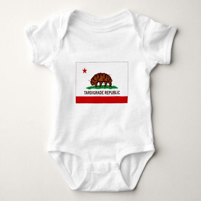 Den Tardigrade republiken sjunker T-shirt (Framsida)