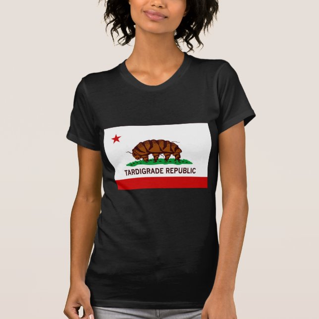Den Tardigrade republiken sjunker Tee Shirt (Framsida)
