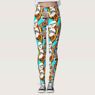 den tatuerade bikinin modellerar leggings