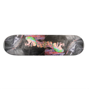 Den tatuerade flickan skateboard bräda 19,5 cm