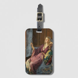 Den Teaserflickan (av John Collier) Bagagebricka