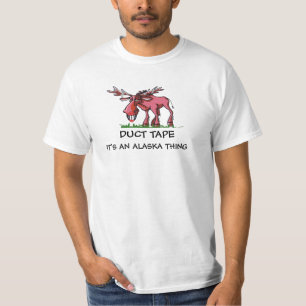 Den TEJPADE ÄLGKANALEN, är DET en ALASKA SAK Tröja