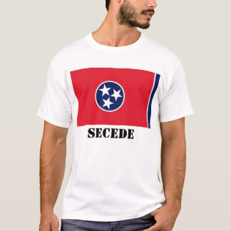 Den Tennessee statlig flagga, UTTRÄDER UR Tee Shirt