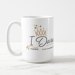 Den Tessa utmaningen, "vågar jag" muggen Kaffemugg