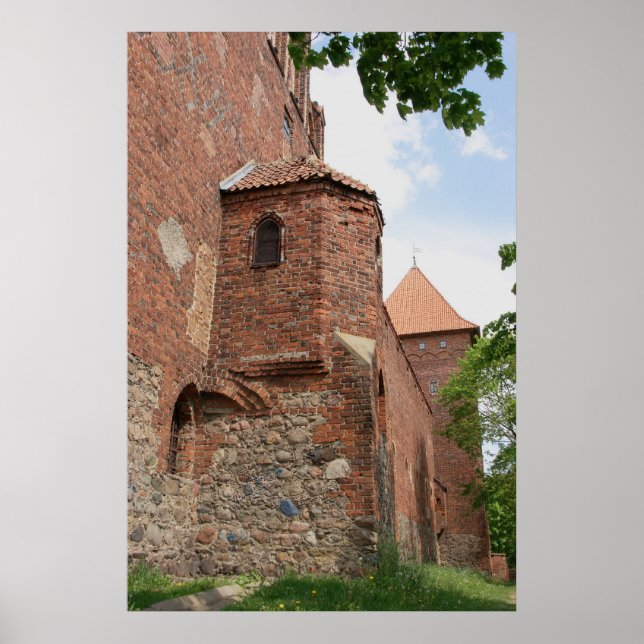 Den teutoniska beställningen Castle Neidenburg Pos Poster (Framsidan)