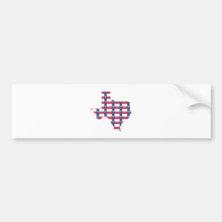 Den Texas flagga skisserar Bildekal