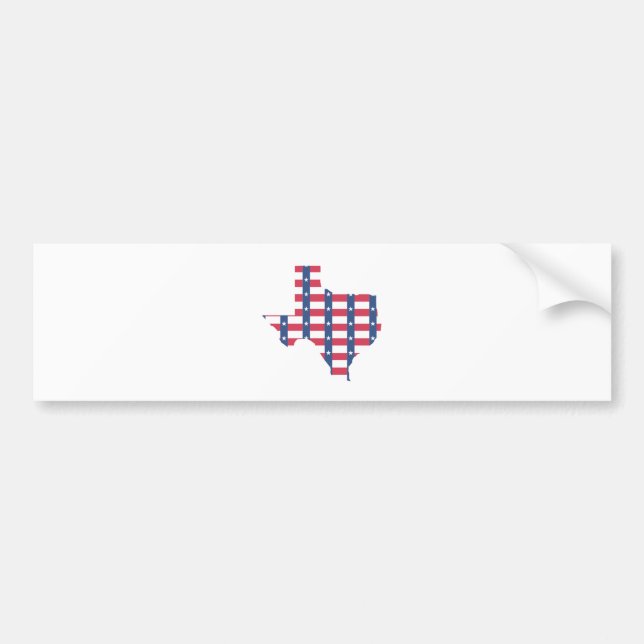 Den Texas flagga skisserar Bildekal (Framsidan)