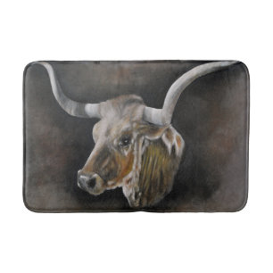 Den Texas longhornen Badrumsmatta