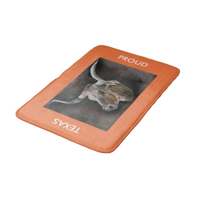 Den Texas longhornen Badrumsmatta (Vinklad)