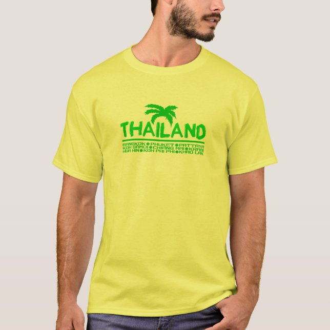 Den Thailand skjortan - välj stil & färga T-shirt (Framsida)