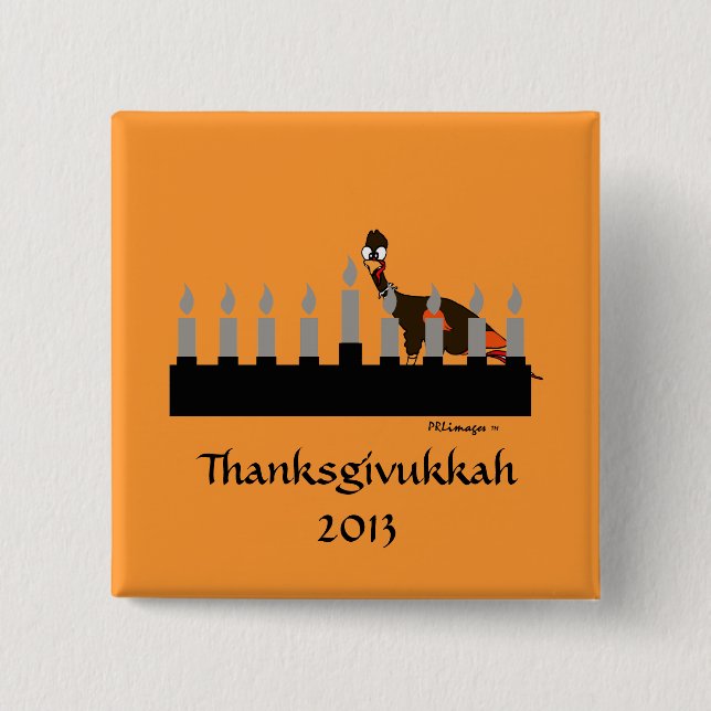 Den Thanksgivukkah menoran knäppas Knapp (Framsida)