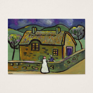 (Den thatched stugan) Visitkort