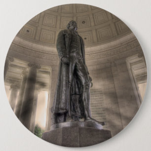 Den Thomas Jefferson minnesmärken brons statyn Knapp