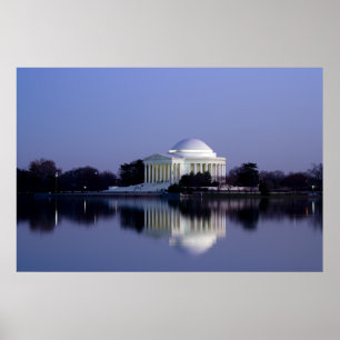 Den Thomas Jefferson minnesmärken Poster