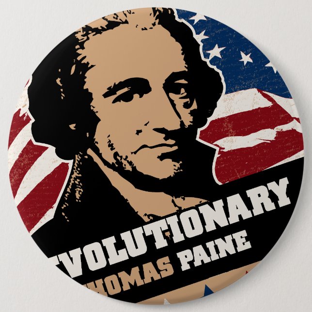 Den Thomas Paine revolutionären knäppas Knapp (Framsida)