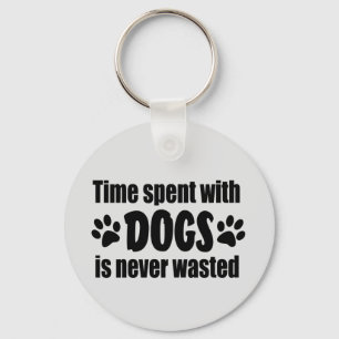 Den tid som tillbringas med Hundar Slösas aldrig Nyckelring