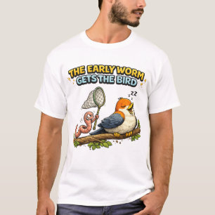 Den tidiga masken får fågeln t shirt