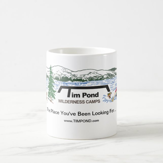 Den Tim dammvildmarken campar kaffemuggen Magisk Mugg (Center)