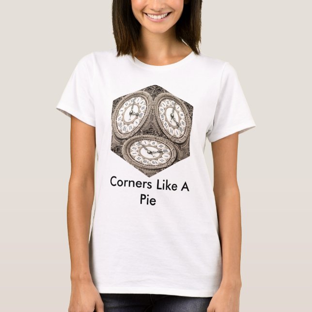 Den Time kuben tränga någon något liknande en paj T-shirt (Framsida)
