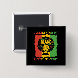Den tionde är min Independence day Black Woman Knapp