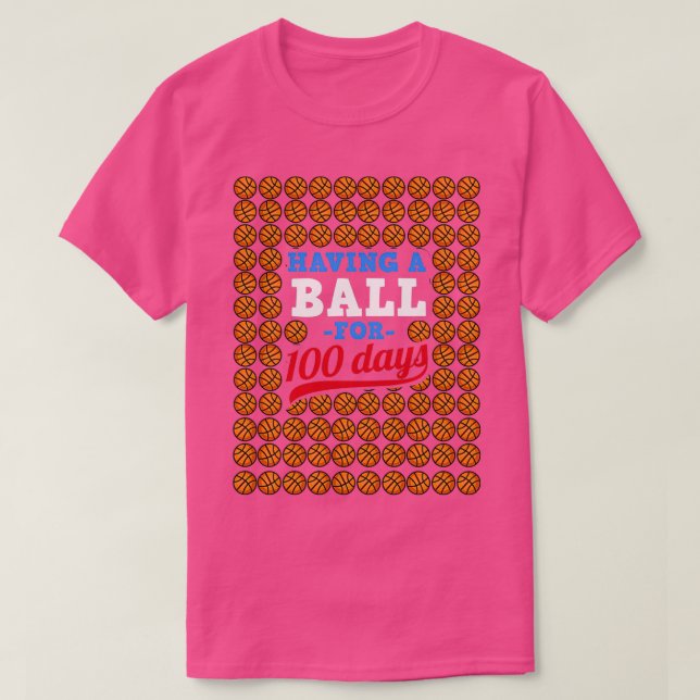 Den tionde dagen av basket i skolan t shirt (Design framsida)