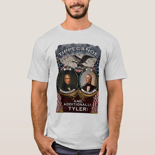 Den Tippecanoe valmanar 1840 tänder skjortan T-shirt (Framsida)