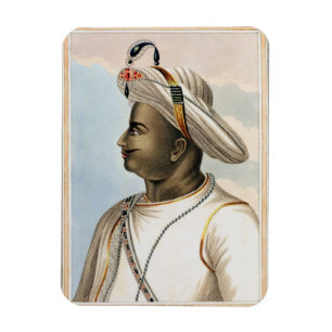 Den Tippoo sultanen (1749-99) pläterar från Magnet