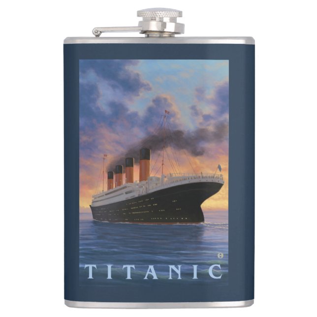 Den Titanic SceneWhite stjärnan fodrar Fickplunta (Framsidan)