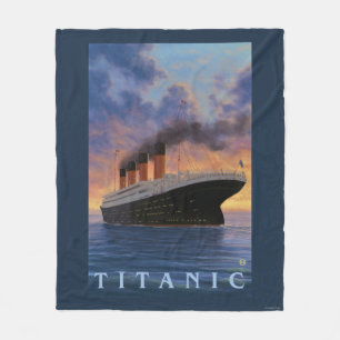 Den Titanic SceneWhite stjärnan fodrar Fleecefilt