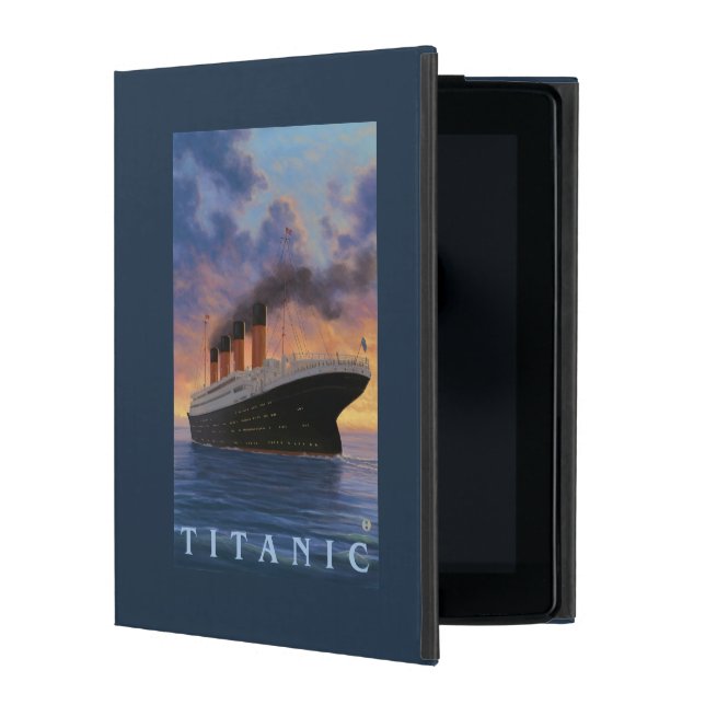 Den Titanic SceneWhite stjärnan fodrar iPad Folio Skal (Framsidan)