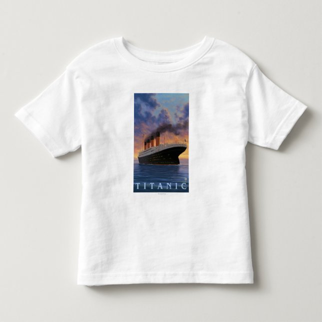 Den Titanic SceneWhite stjärnan fodrar T Shirt (Framsida)