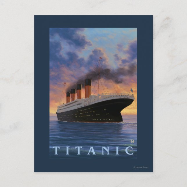 Den Titanic SceneWhite stjärnan fodrar Vykort (Framsida)